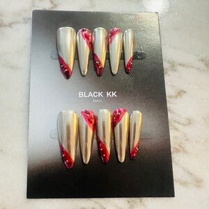 Gold Press-On Nails